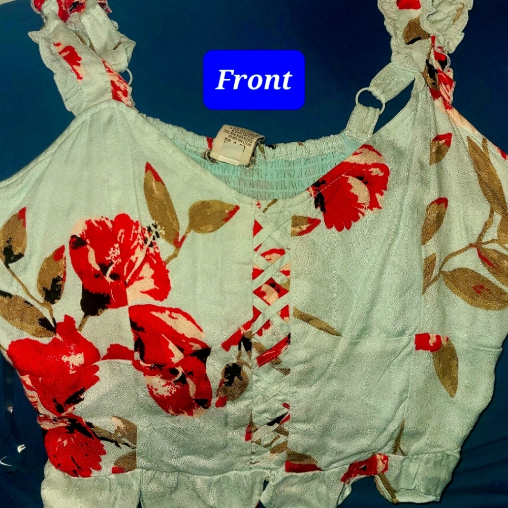 Floral Corset Style Top